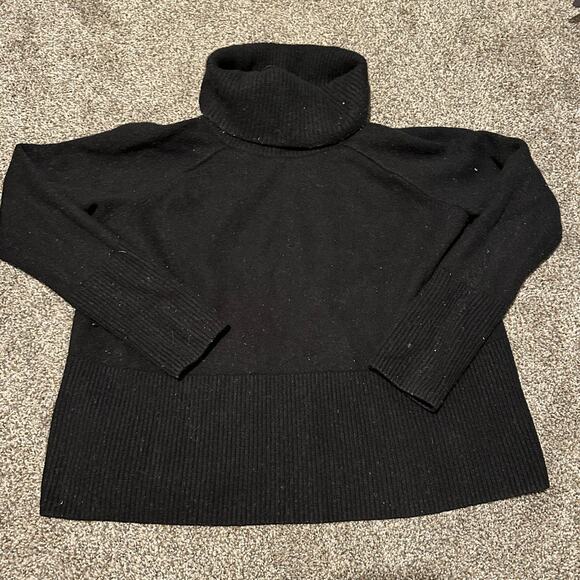 ATHLETA Women's Alpine Turtleneck Sweater Size XS In Black - Picture 2 of 11